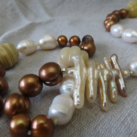 Long bead necklace - Picture 3 of 3